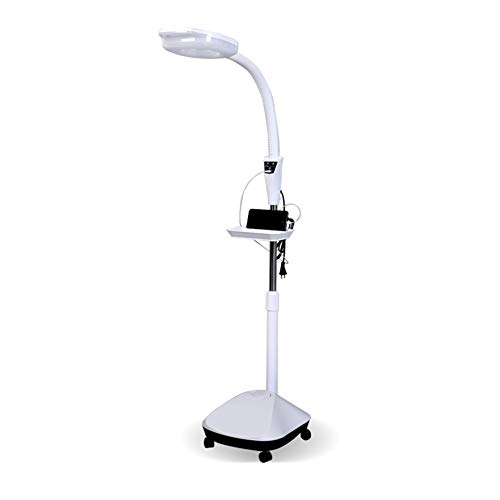 Lámpara De Tatuaje Led Lámpara De Belleza Luz Fría Lupa Lámpara De Pie Ceja Clavo Lámpara Sin Sombra Puerto De Carga USB Puede Levantarse Con Bandeja De Almacenamiento Brillo Ajustable Base Estable