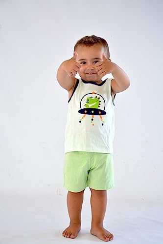 Pijama Inverno Infantil Soft para Menino - Kit 4 Peças Tamanho:8;Cor:Sortido