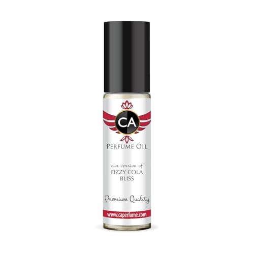 CA Perfume Originals Fizzy Cola Bliss Unisex Fragrance Oil Gourmand Scent Long Lasting Perfumes for Women &amp; Men Travel Size TSA Ready Mini Parfum Body Oil Roll-on 0.33 Fl Oz 10ml