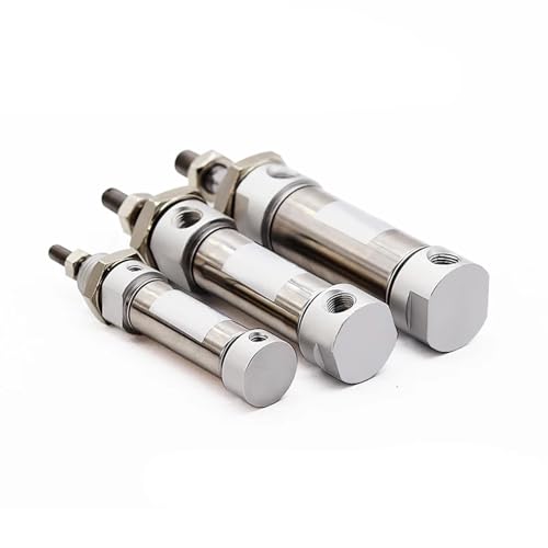 Cilindro neumático MA16-25 de acero inoxidable con cola plana 2