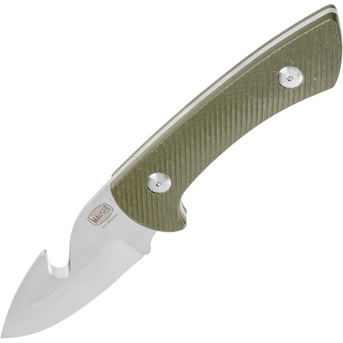 Mauser Skinner Messer Jagdmesser Aufbrechmesser mit Aufbrechhaken Outdoormesser mit Scheide Gürtelmesser Häutungsmesser kleines Messer