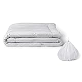 テンシャル BAKUNE Comforter All Seasons [ バクネ コンフォーター オールシーズン ] 通年用 掛け布団 (洗濯ネット付き) 寝具 グレー シングル 150×210cm