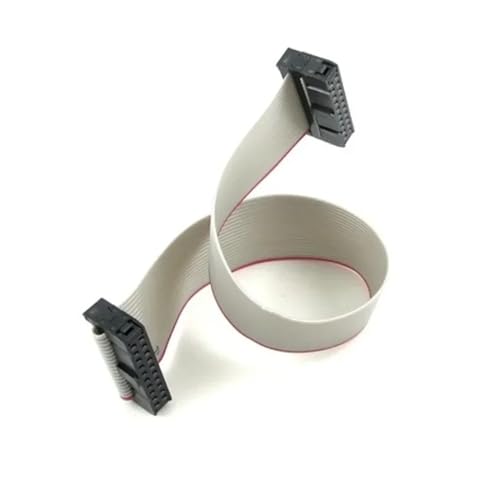 Cable Plano, Cable Plano, Cable Plano Gris, 2 Piezas de Paso de 2,0 mm FC 6/8/10/14/16/18/20/24/26/30/34-60 Pines Cable de Datos de Cinta Plana Gris 10/20/30/50-100cm for DC3 IDC(50cm,30P)(80cm,6p)