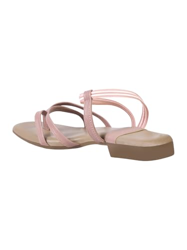 Image of SilverArrow womens Breeza Flat Sandal, Fashion Sandals with Strap, Suitable for Fusion Outfit