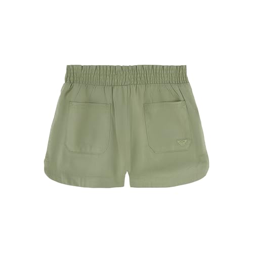 Image of Roxy Girls' Soleil Elastic Waist Shorts, Drawstring Closure, Soft & Comfortable Fit
