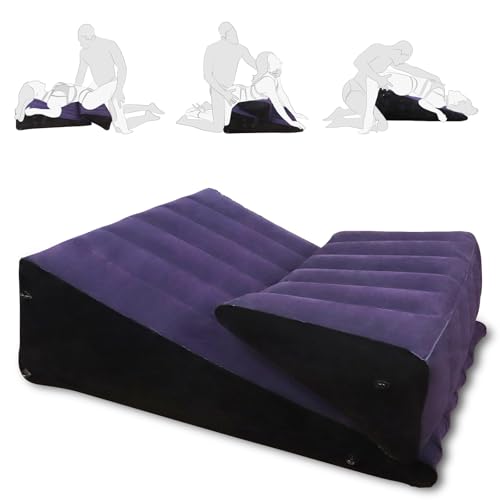 Sexkissen-Set, 2-teilig, Sexhilfe, Sofa, aufblasbar, magisches Sofa, Kombination, Dreieckskissen, stützende Keilhaltung, vielseitiges Kissen,...