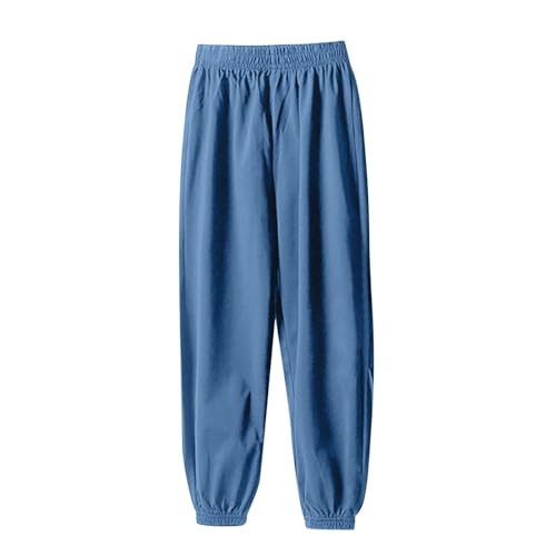 Kids Sport Running Pants Boys Girls Athletic Loose Trousers Workout Pants Everyday Causal Long Solid Pants