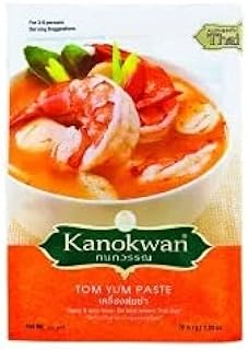 Kanokwan 6 Pack Thai Tom Yum Paste 1.05 oz.(30g) Free shipping