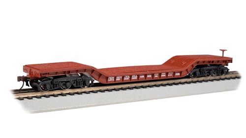 Bachmann Trains - 52' Center Depressed Flat Car - Pennsylvania #435493 - HO Scale
