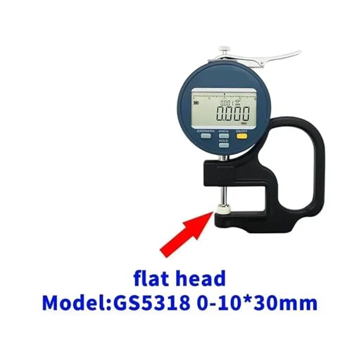 Calibrador de espesor 0-10 mm con cabeza plana miniatura 2