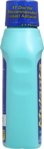 Miniatura 9 de Mylanta Antiácidos y alivio de gases, fórmula de máxima fuerza, sabor clásico, 12 onzas líquidas y tabletas antiácidas masticables TUMS Ultra