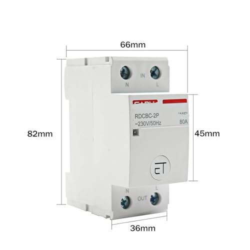 Image of Smart Circuit Breaker Relay Switch Smart Home House Voice Remote Control(80a,Single Phase)