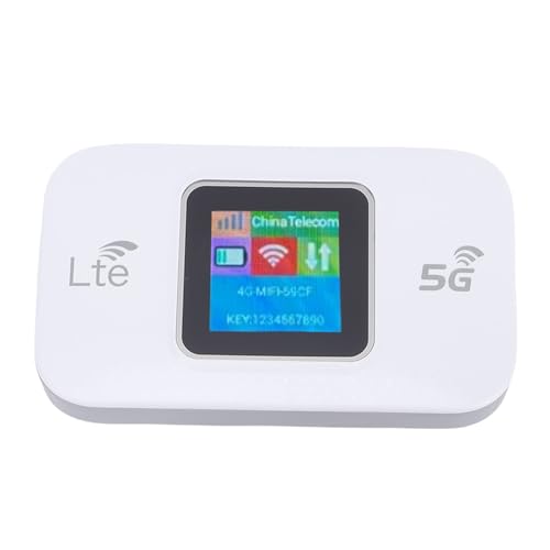 Image of 5G LTE 300Mbps Unlocked Mobile Hotspot Router with SIM Card Slot, Pocket Hotspot Travel Portable Hotspoting Up to 10 Users, for Travel, Business Trip, Work