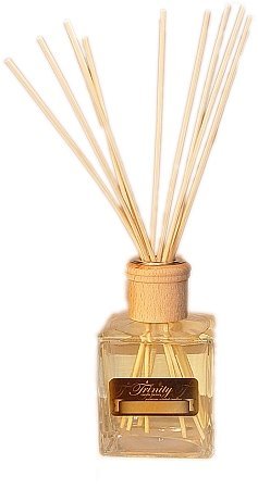 Trinity Candle Factory - Cinnamon Swirl - Reed Diffuser Set (6.5oz) Oil Diffuser & Reed Sticks