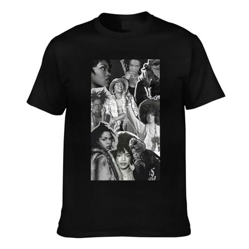 Man Short Sleeve Crew Neck Tees for Lauryn and Hill Tops Breathable Tshirts-