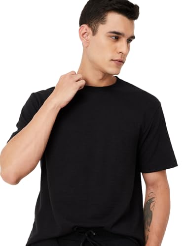 Image of Max Men's Solid Regular Fit T-Shirt