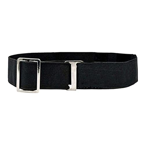 ANEMONE Premium looks Shirt Stay Tucker Belt | Elastic And Adjustable Garter | Adjustable and Strechable | For Both Men And Women (Black, Free Size)