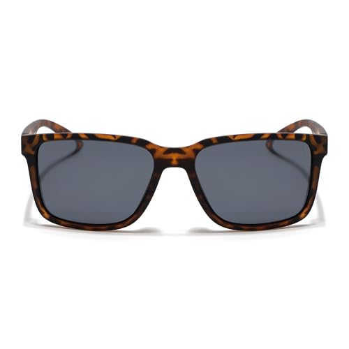 Image of EYEJACK by Voyage UV Protected & Polarized Square Sunglasses for Men & Women