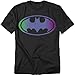 Batman Tinted Blue Logo DC Comics T Shirt (X-Large)