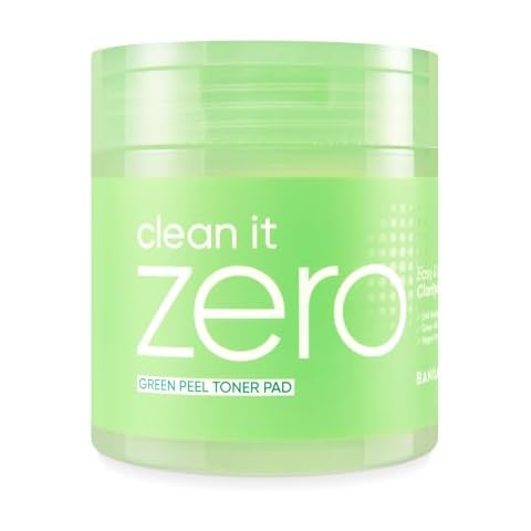 Banila Co Clean it Zero Green Peel Toner Pads with a vegan blend of LHA and Kale. (70 pre-soaked pads) Cover