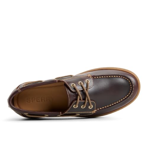 Image of Sperry Mens Como Moc Leather Boat Shoe