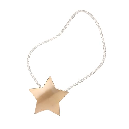 Alzapaños magnéticos para cortinas dorados OUdini hebilla de cuerda 6x6cm 2