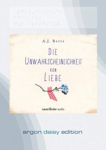 Bild: Die Unwahrscheinlichkeit von Liebe (DAISY Edition): Gekrzte Ausgabe fr 10,45 EUR (-48%) statt 19,95 EUR bei amazon.de