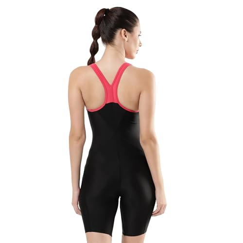 Image of Speedo Women's Endurance 10 Essential Panel Racerback Legsuit Swimwear
