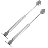 PERSELOSO Hydraulische Gasdruckfedern mit Druckunterstützung aus Crs und Abs 2 Stück Langlebige Teleskopstangen und Klemmschutz für Heckklappenlift und Möbel