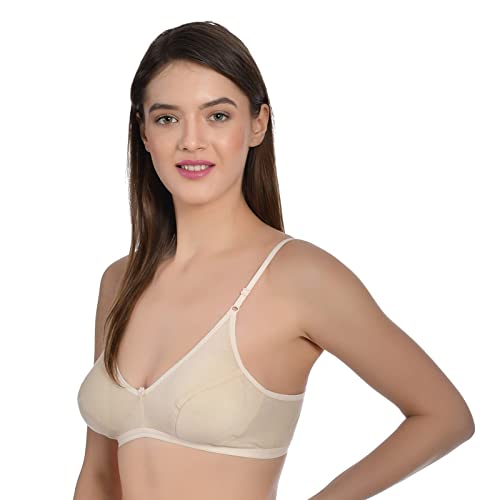Image of Aimly Women's Cotton Non-Padded Non-Wired Daily Use Everyday wear Regular Bra Combo Pack