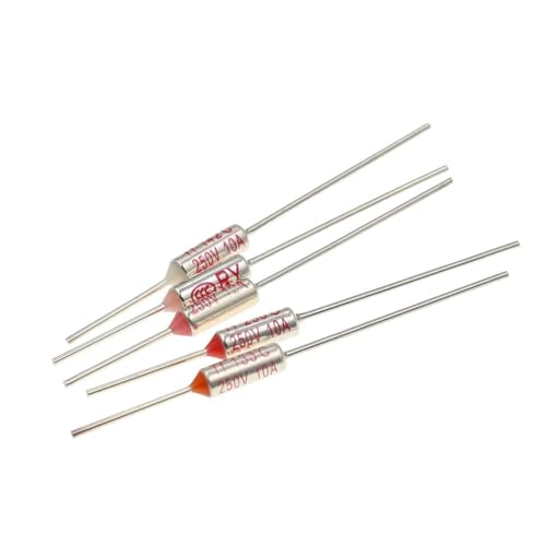Fusible térmico 10A 150°C de 250V para repuesto de electrodomésticos 2 uds