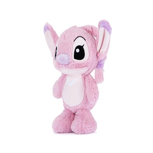 Disney Angel 25cm plush toy in flopsie style, cute soft toy pastel pink colour, suitable for kids and adults and treat - Image 4
