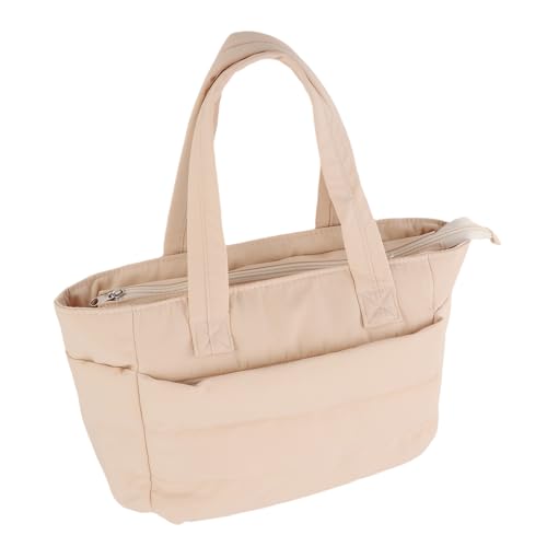 Puffy Dead Bag, Fashionable Simple Shoulder Bag Filled for Daily Use for Your (Beige)4