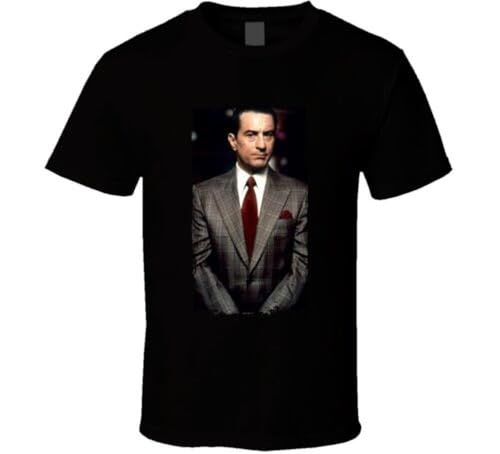 HYEWOI Casino Robert De NIRO T Shirt BlackXL