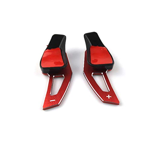 Graootoly Steering Wheel Shift Paddle For-Golf 6 Mk5 Mk6 R20 R36 Cc Shifter Extension(Red)