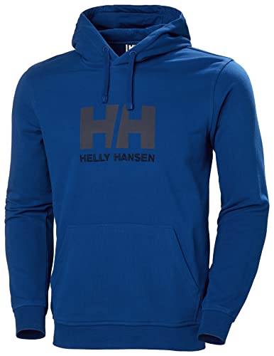 Helly Hansen Mens HH Logo Hoodie, L, Navy