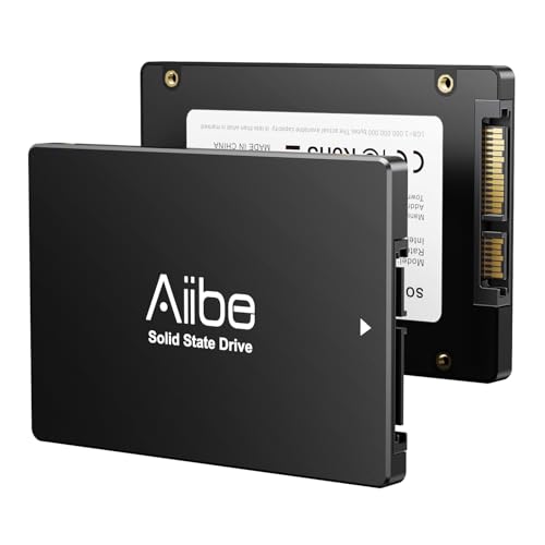 Image of Aiibe 256GB Internal Solid State Drive SATA III SSD 256GB 2.5 inch SSD Drive Internal Up to 550MB /s for Computer Laptop (Black)