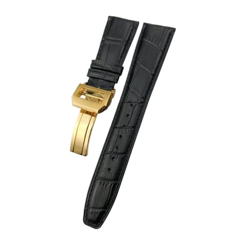[ȓX] vvoh 20 ~[g 21 ~[g 22 ~[g Fit For IWC |gM[[ɃtBbg|gtB[mɃtBbgNVbNȎubNu[vvXgbv(Coal Black,22mm)
