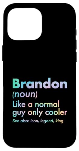 Brandon Like A Normal Guy Only Cooler ���W�F���h�L���O �t�@�[�X�g�l�[�� �X�}�z�P�[�X iPhone 16 Pro Max �p