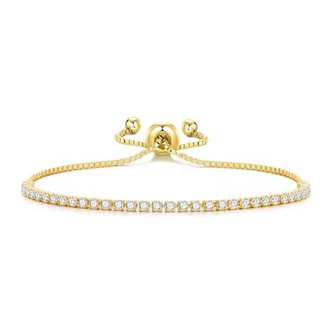 Philip Jones Gold Plated Adjustable Tennis Bracelet Cover