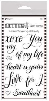 Ranger’s Letter It Bundle Clear Stamps February Winter 2019 Release 6 Stamp setsset