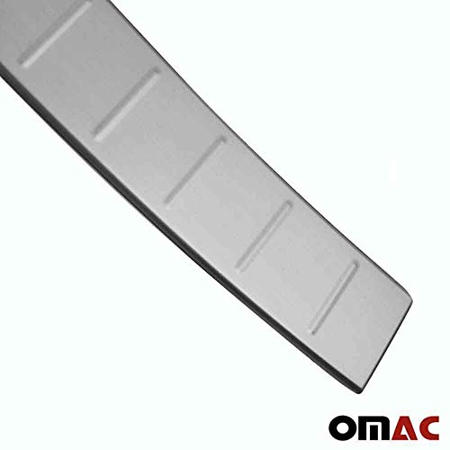 Rear Bumper Guard Trunk Sill Protector For Mercedes Benz Glc Class X253 2016 To 2022, Stainless Steel, Brushed Chrome #TOP4