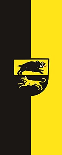 Drapeau Adelberg U24 pavillon vertical format portrait 120 x 300 cm