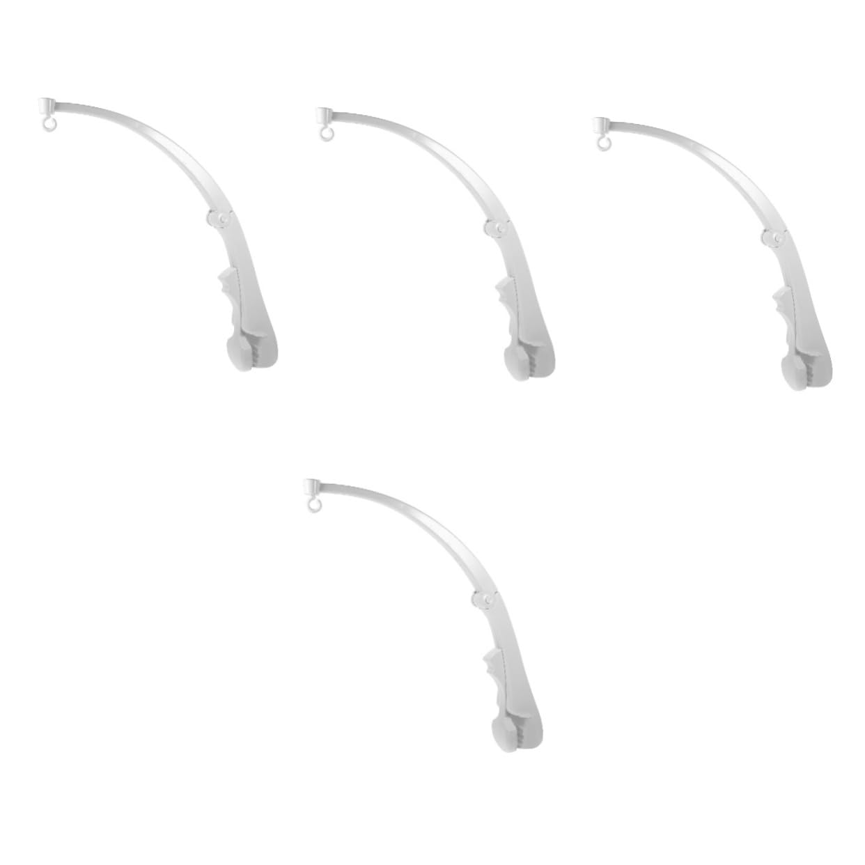 Toyvian 4pièces Support Mobile Musical Pour Berceau Bras Hanger Et Élégant Pour Décoration De Chambre Installation Facile Et Rapide