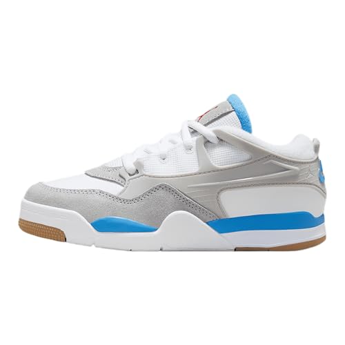 Jordan 4 RM Little Kids' Shoes (FQ7936-104, White/White/Neutral Grey)