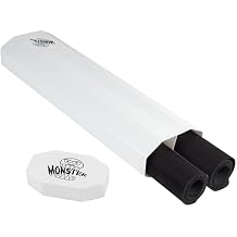 Dual Playmat Tube - Monster Protectors Prism-Shaped Play Case Holds Two Playmats at Once - Wont Roll Off Surface and Easy in and Out Design- Add Your Own Designs on Marker Surface!