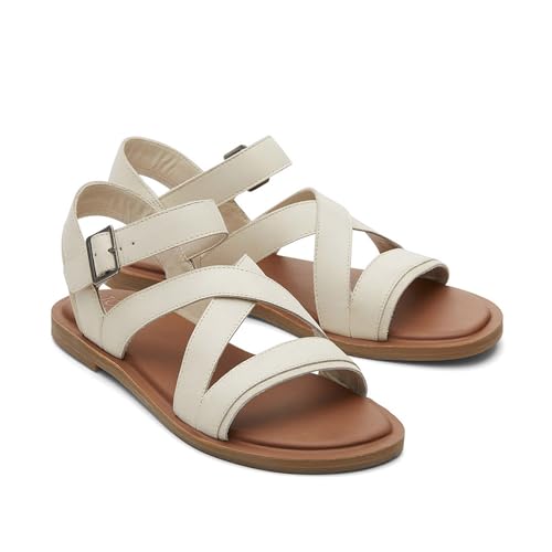 Image of TOMS Women's Sloane Sandal, Leather /Suede Upper
