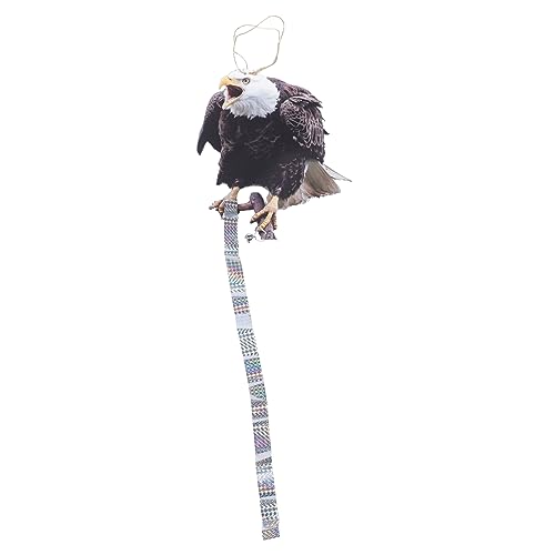 BESPORTBLE búho Elemento disuasorio de Realista halcón Disuasión de de árbol de Buho espanta pajaros gardiun Decorativo ahuyentador de pájaros Colgantes páginas