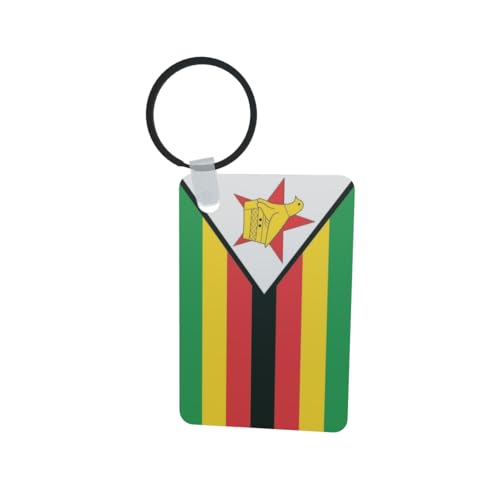 U24 Porte-clés Zimbabwe en aluminium 50 x 47 mm