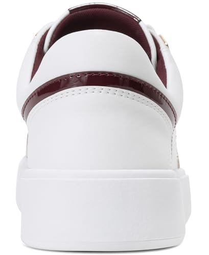 KARL LAGERFELD Women's Stazie Lace-up Sneaker with Pearl Embellishments4